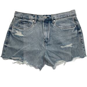 Blank NYC  Shorts The Barrow Vintage High-Rise Cut-off Denim Jean Short 29 NWT